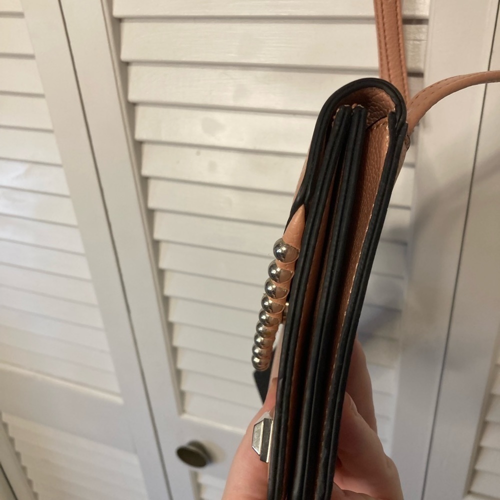 NWT Tahari Pink And Silver Small Crossbody Bag - Picture 5 of 16